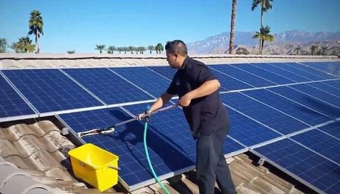 limpiar placas fotovoltaicas